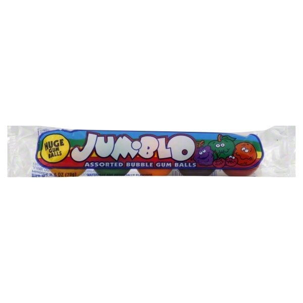 slide 1 of 1, Jum Blo Bubble Gum Balls, Assorted, 2.5 oz