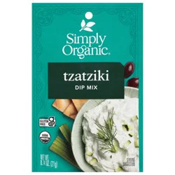 Simply Organic Mix Tzatziki Dip 0.74oz - 0.74 Oz
