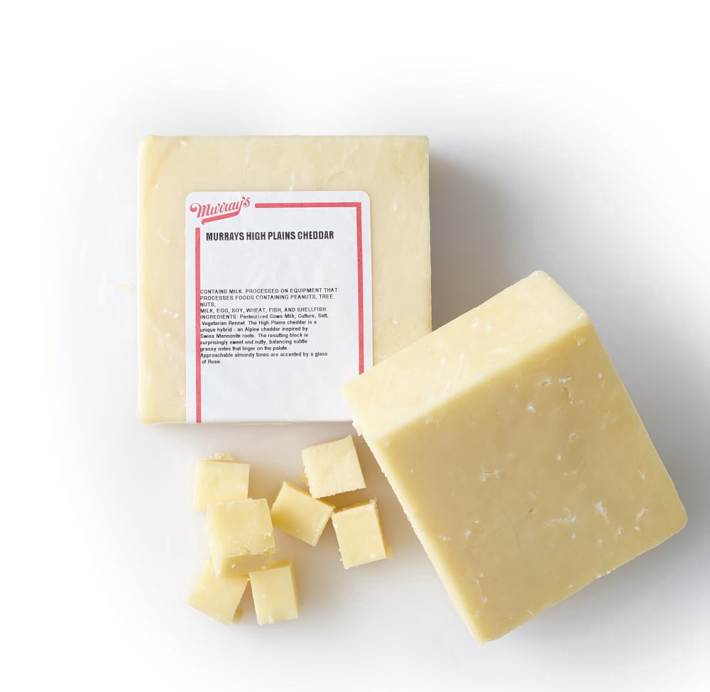 slide 2 of 3, Murray's Murrays High Plains Cheddar Cheese, per lb