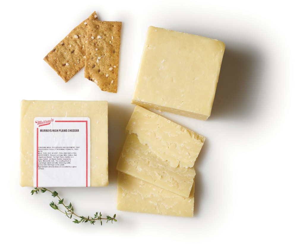 slide 3 of 3, Murray's Murrays High Plains Cheddar Cheese, per lb