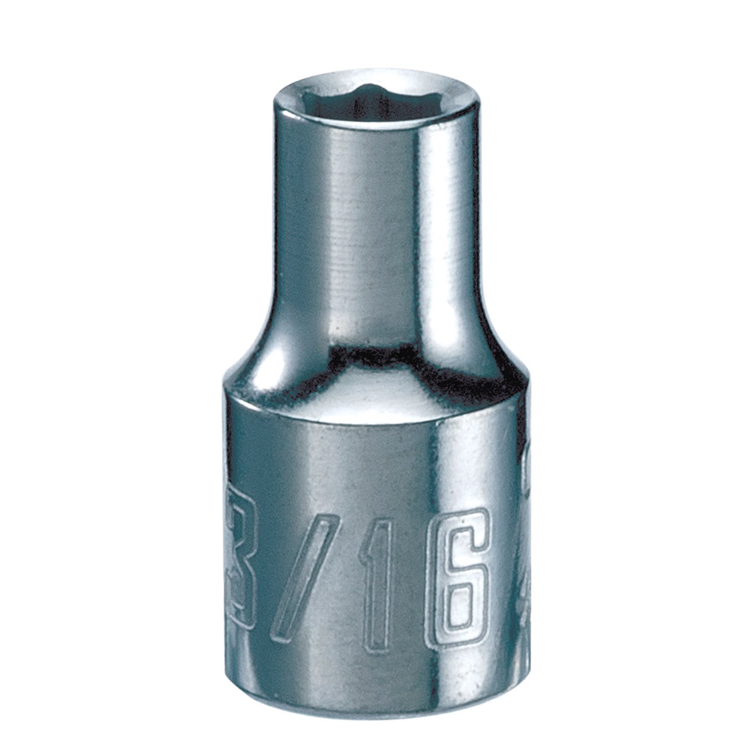 slide 1 of 6, CRAFTSMAN Standard (SAE) 1/4-in Drive 6-point 3/16-in Shallow Socket, 1 ct