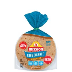 Mission Street Tacos Whole Wheat Tortillas - 12 ct
