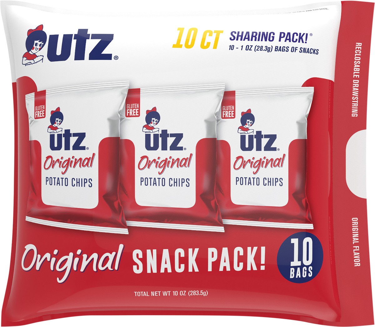 slide 3 of 7, Utz 10 oz Utz Original Snack Pack 10 Pack, 