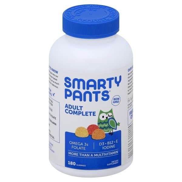 slide 1 of 1, SmartyPants All-In-One Multivitamin Plus Omega 3 Plus Vitamin D, 180 ct