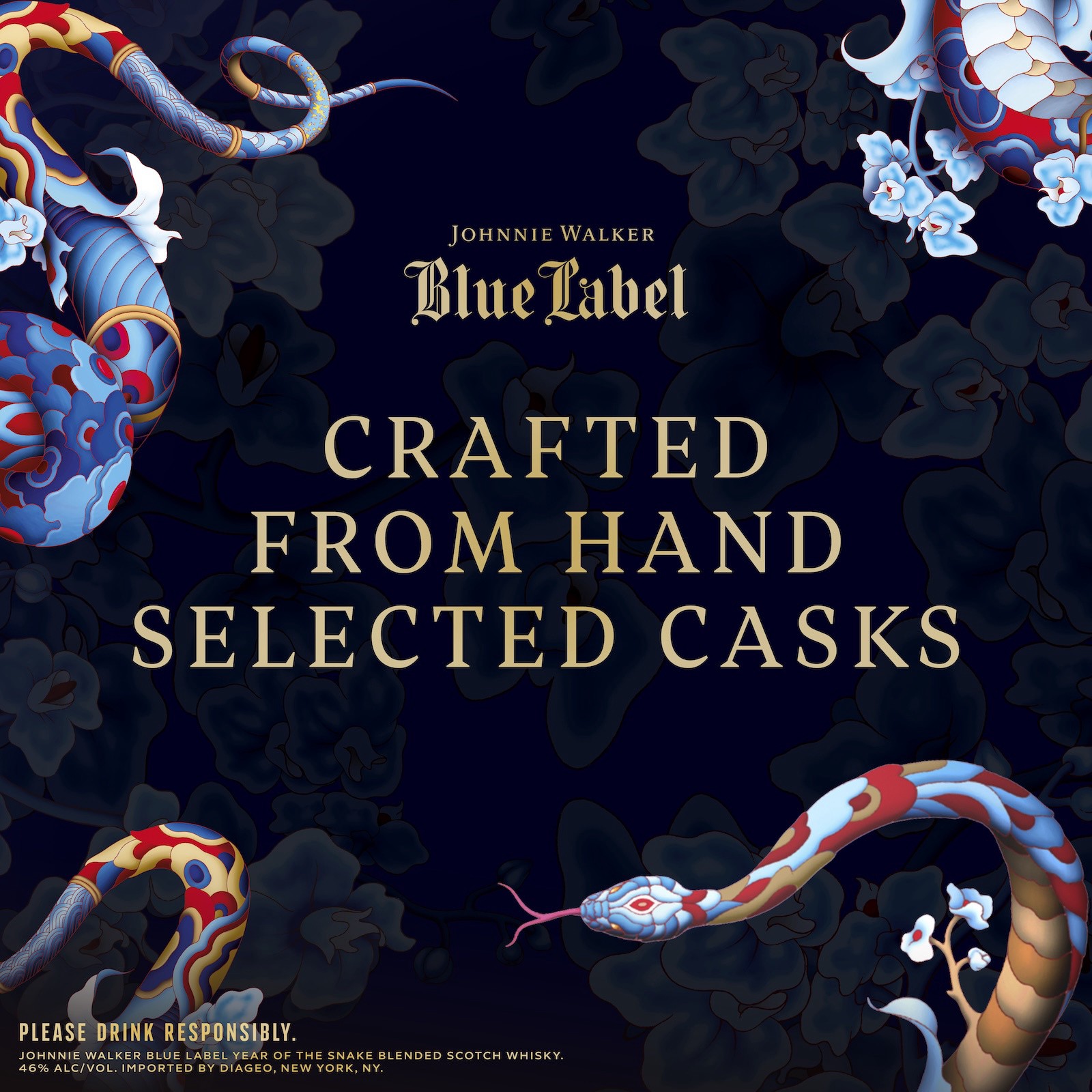 slide 3 of 10, Johnnie Walker Chinese New Yea Blue Scotch, 750 ml