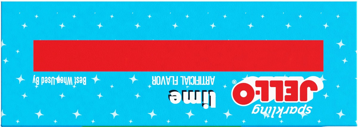 slide 2 of 11, Jell-O Zero Sugar Sparkling Lime Low Calorie Gelatin Dessert, 0.3 oz Box, 0.3 oz