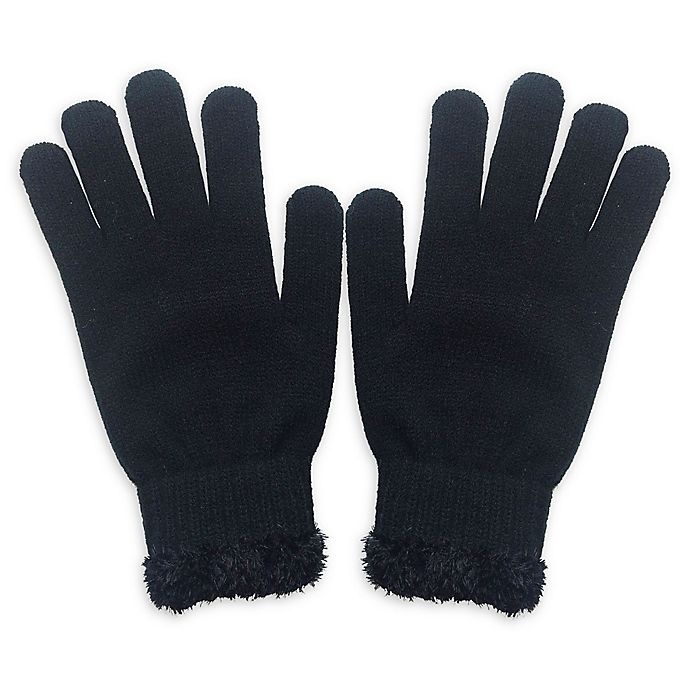 slide 1 of 2, Isaac Mizrahi Knit Women's Gloves with Touch Tips, 1 ct