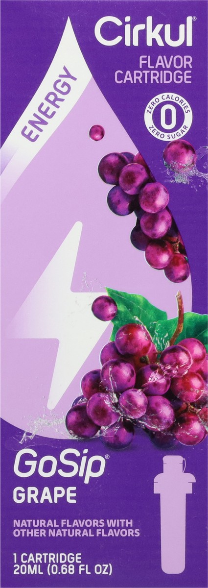 slide 7 of 9, Cirkul GoSip Energy Grape Cartridge 1 Each, 1 ct