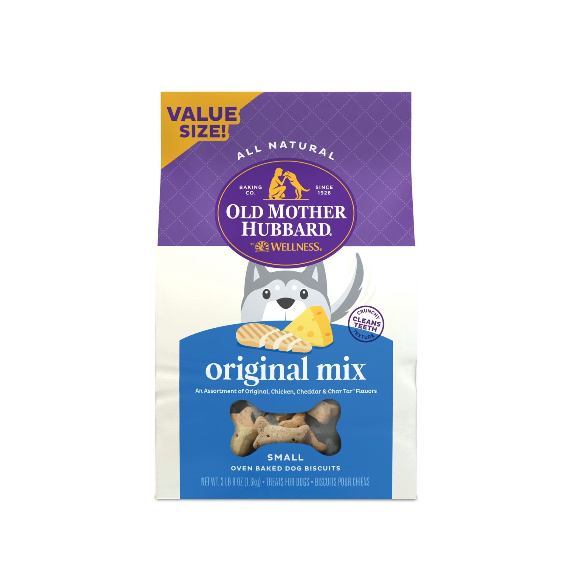 slide 1 of 10, Old Mother Hubbard Small Oven-Baked Classic Original Assortment Dog Biscuits 56 oz, 56 oz