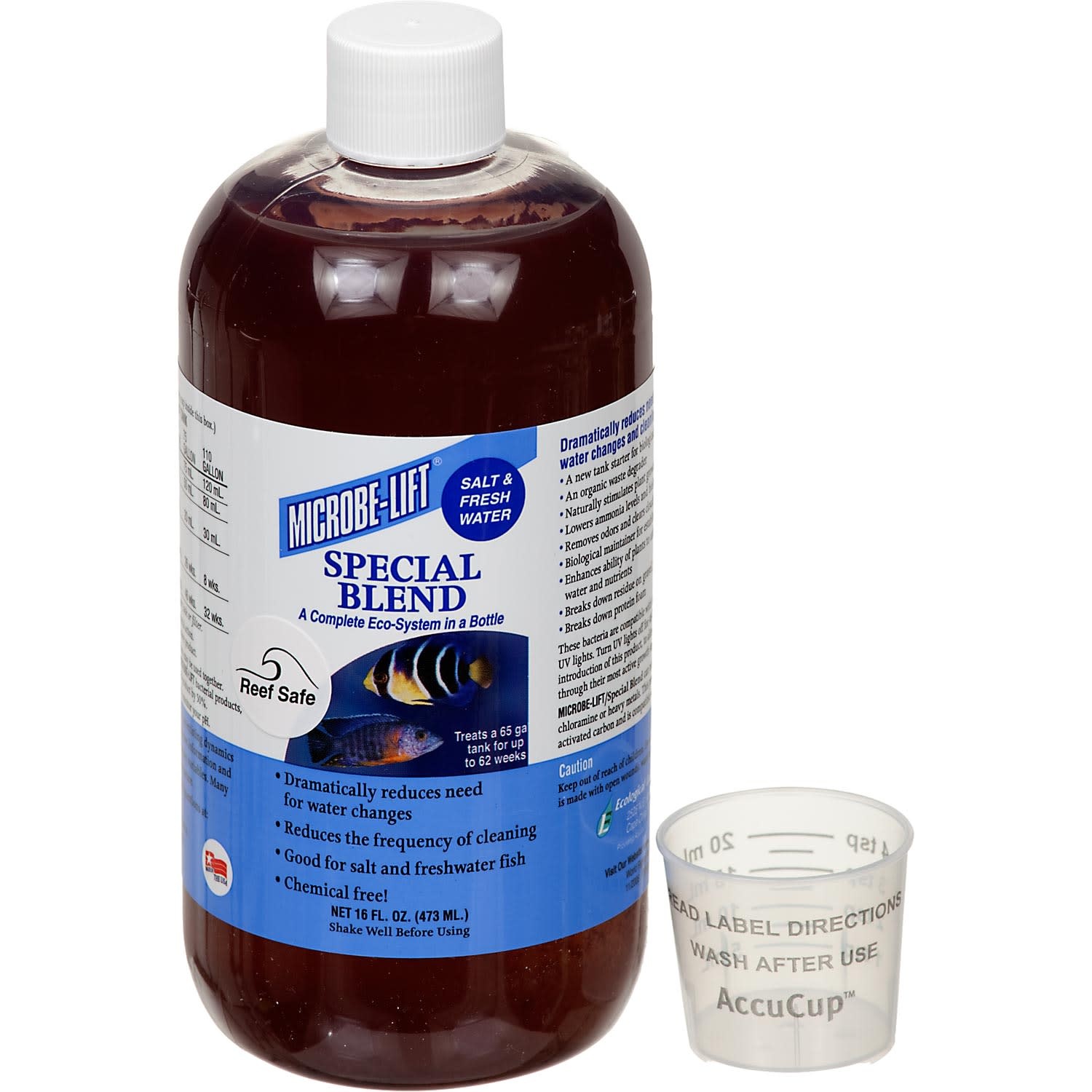 slide 1 of 1, Microbe-Lift Special Blend Aquarium Bacteria, 16 oz