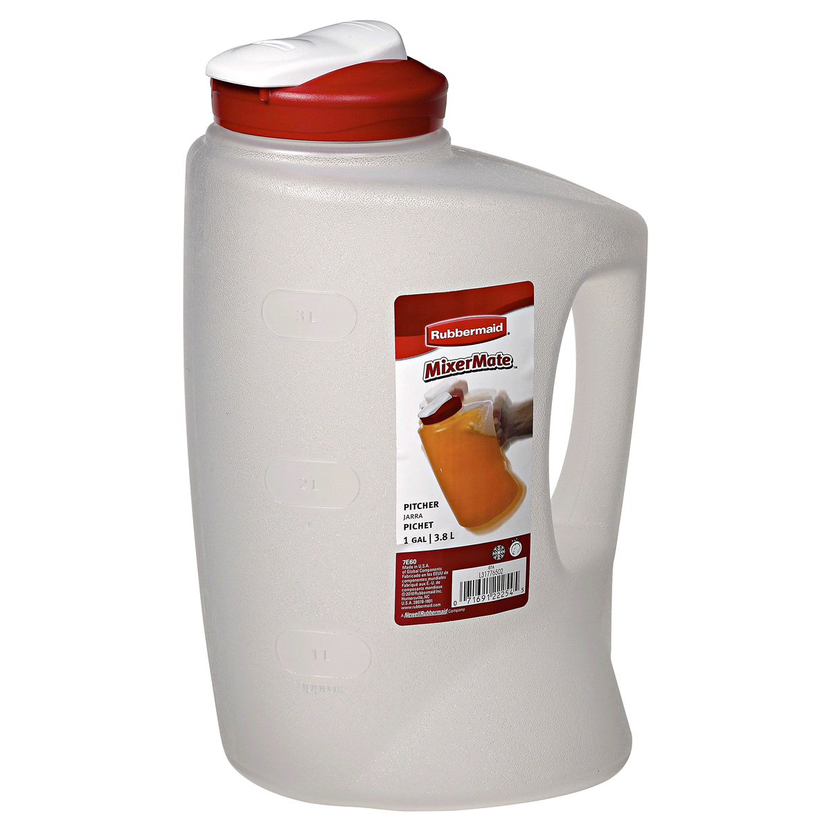 slide 3 of 3, Rubbermaid MixerMate Pitcher, 1 gal