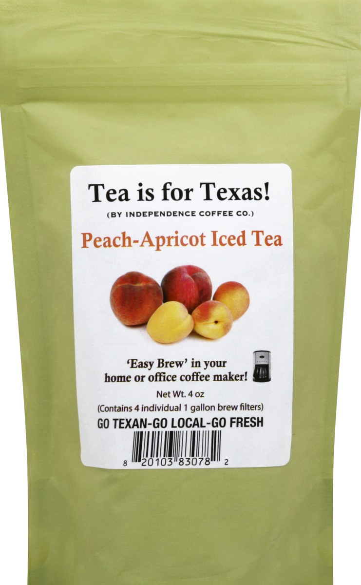 slide 1 of 2, Tea Is for Texas Peach-Apricot Iced Tea - 4 oz, 4 oz