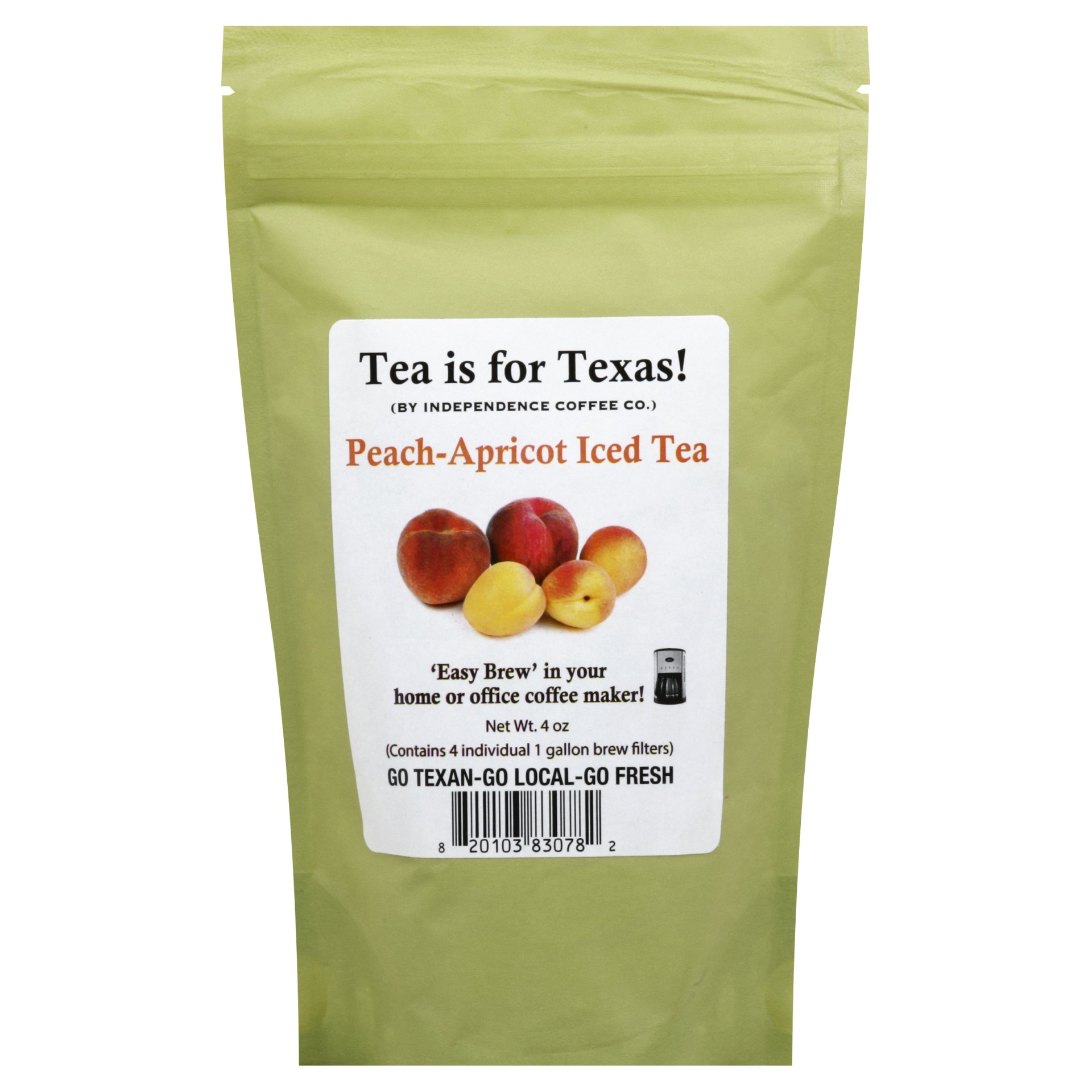 slide 1 of 1, Tea Is for Texas Peach-Apricot Iced Tea, 4 oz