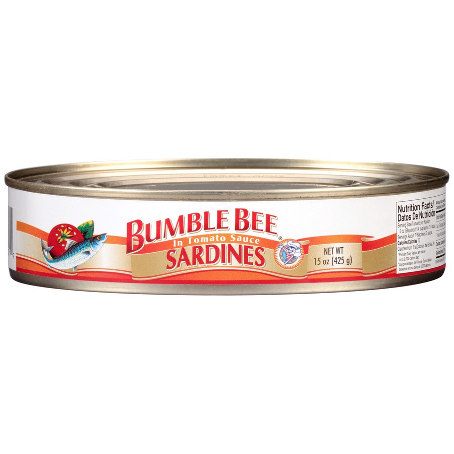 slide 1 of 8, Bumble Bee Sardines in Tomato Sauce, 15 oz