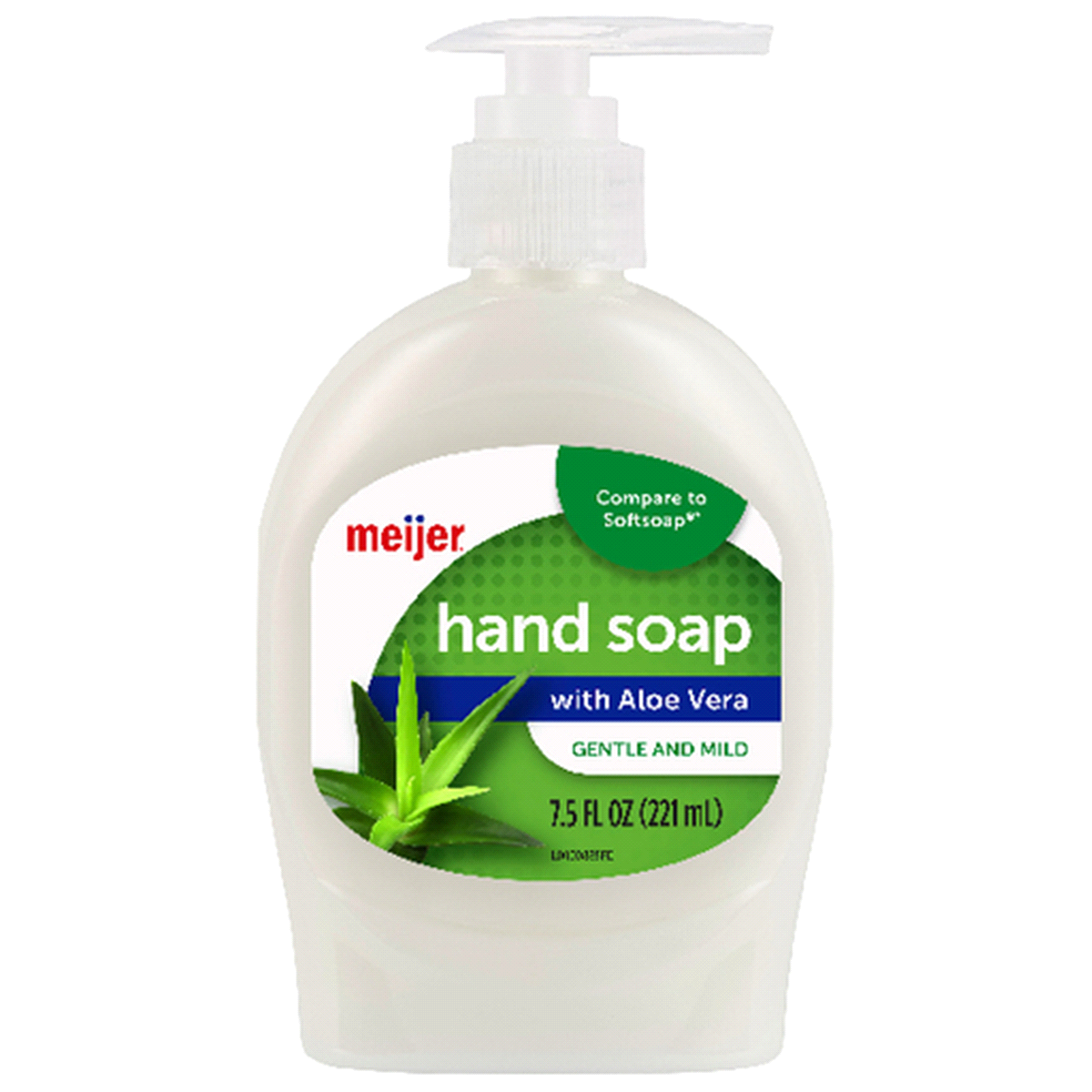 slide 1 of 1, Meijer Liquid Hand Soap, Aloe Vera, 7.5 oz