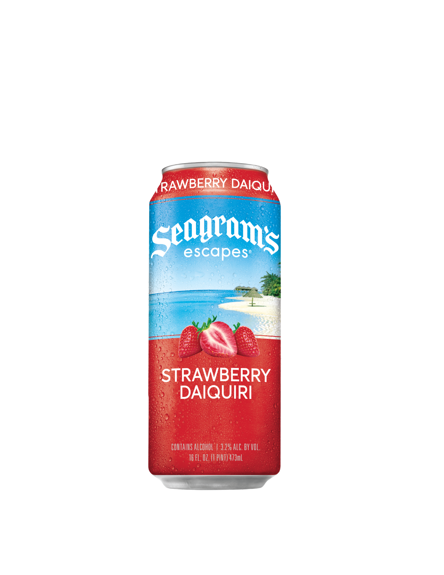 slide 1 of 1, Seagram's Escapes Strawbry Daiquiri, 16 oz