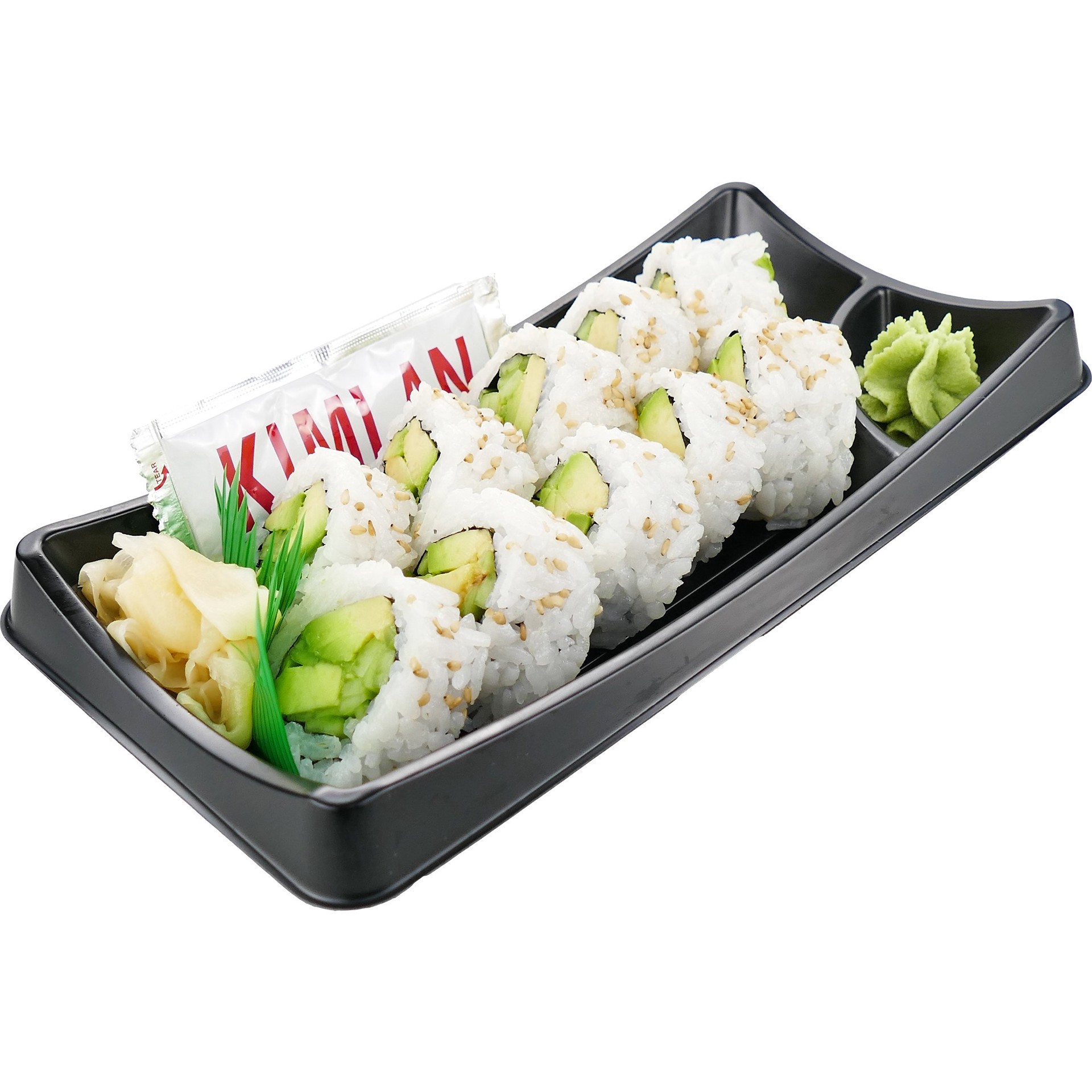 slide 1 of 1, H-E-B Sushiya Avocado Cucumber Maki Sushi Roll, 10 ct