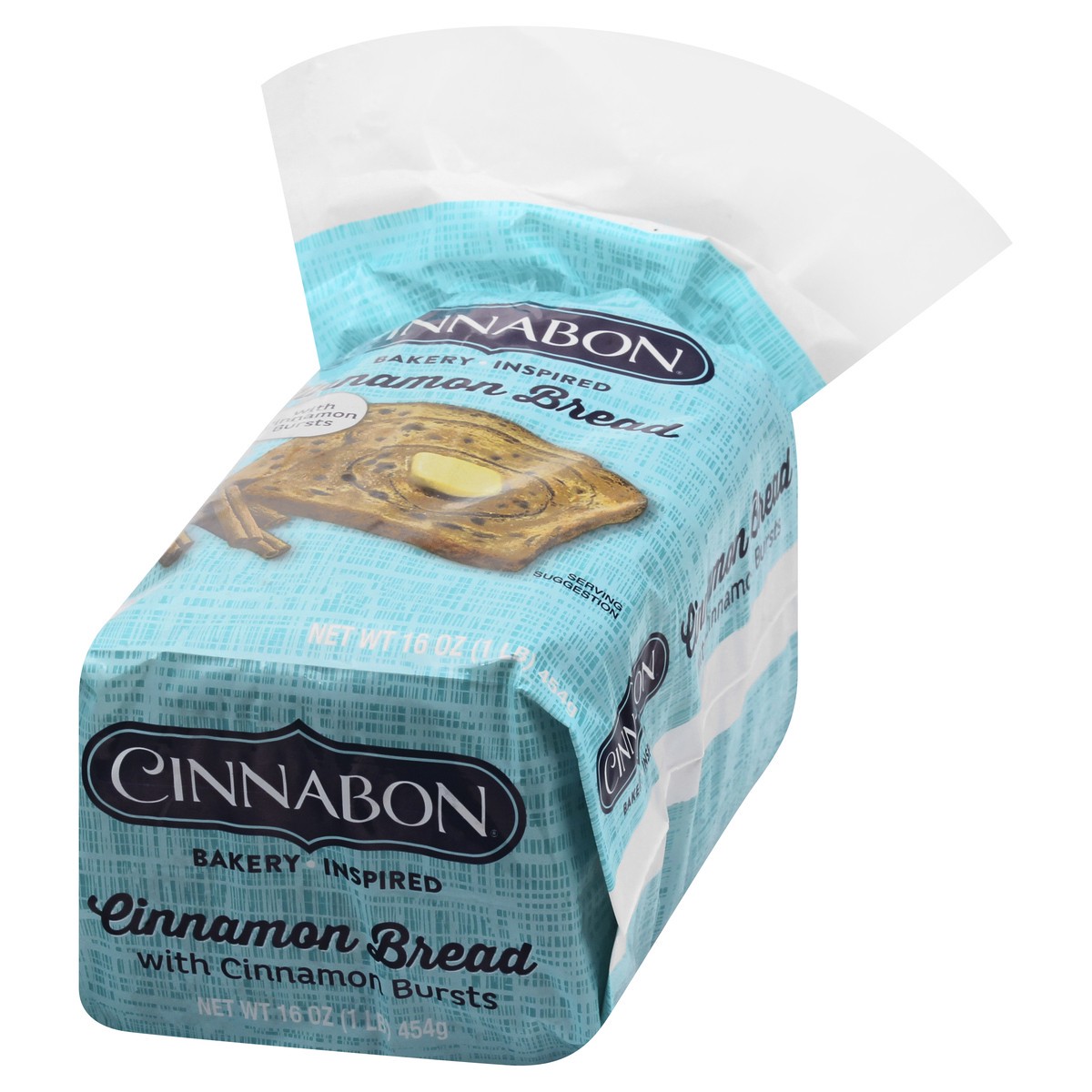 slide 5 of 9, Cinnabon Cinnamon Breakfast Bread, 16 oz, 16 oz