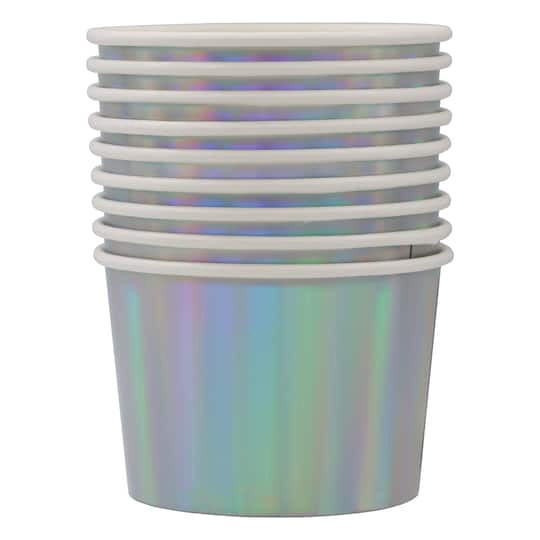 slide 1 of 2, 8oz. Iridescent Snack Cups, 10ct. By Celebrate It, 10 ct