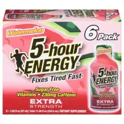 5-hour ENERGY 5-Hour Watermelon Extra Strength 6-pack