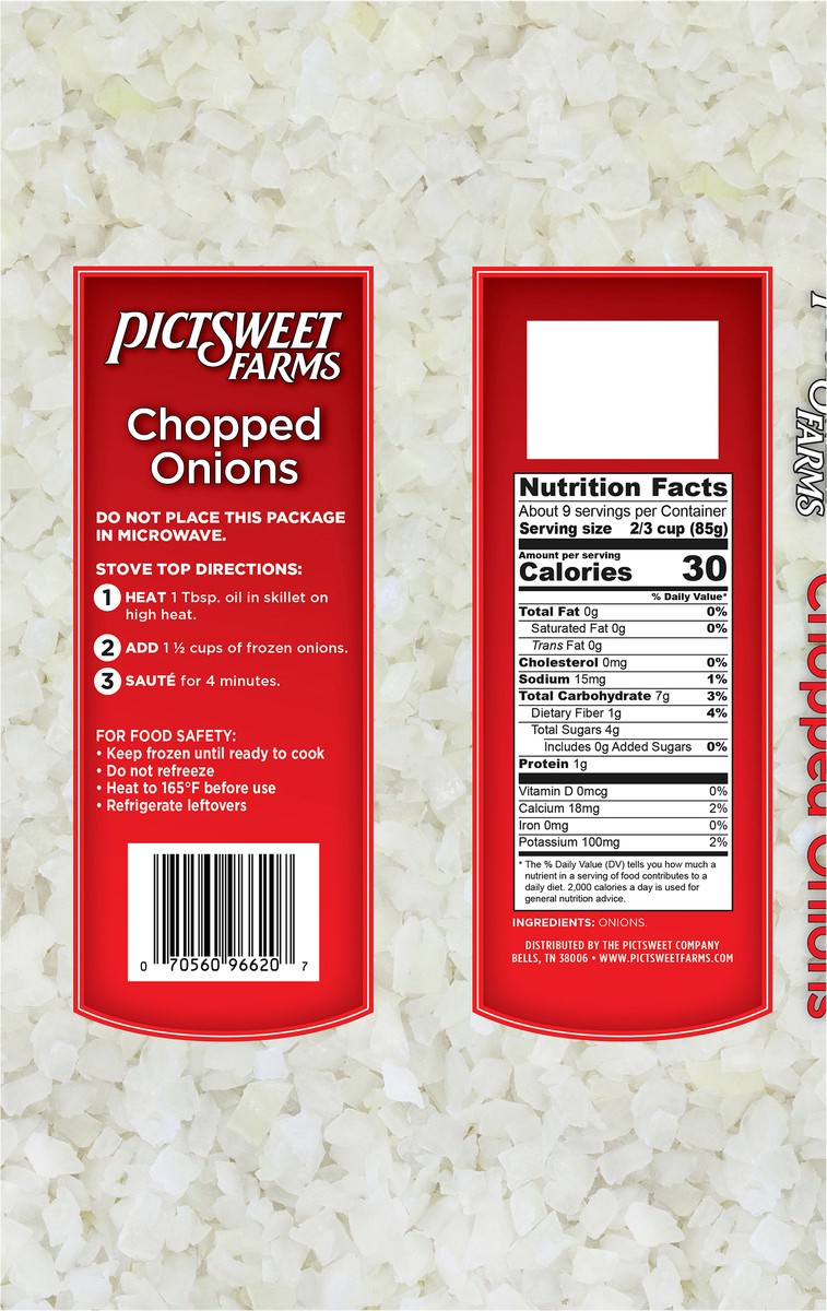 slide 4 of 7, Pictsweet Farms Chopped Onions, 24 oz