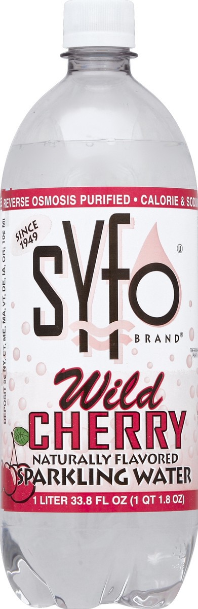 slide 3 of 6, Syfo Wild Cherry Sparkling Water - 33.8 oz, 33.8 oz