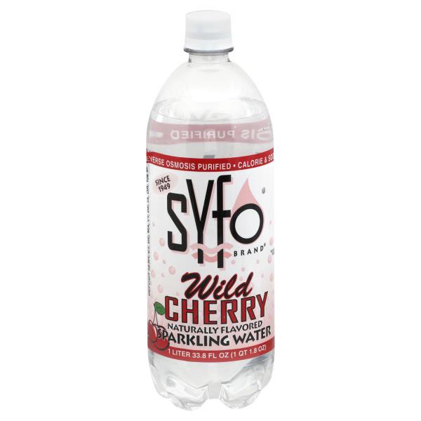 slide 1 of 1, Syfo Wild Cherry Sparkling Water, 33.8 oz