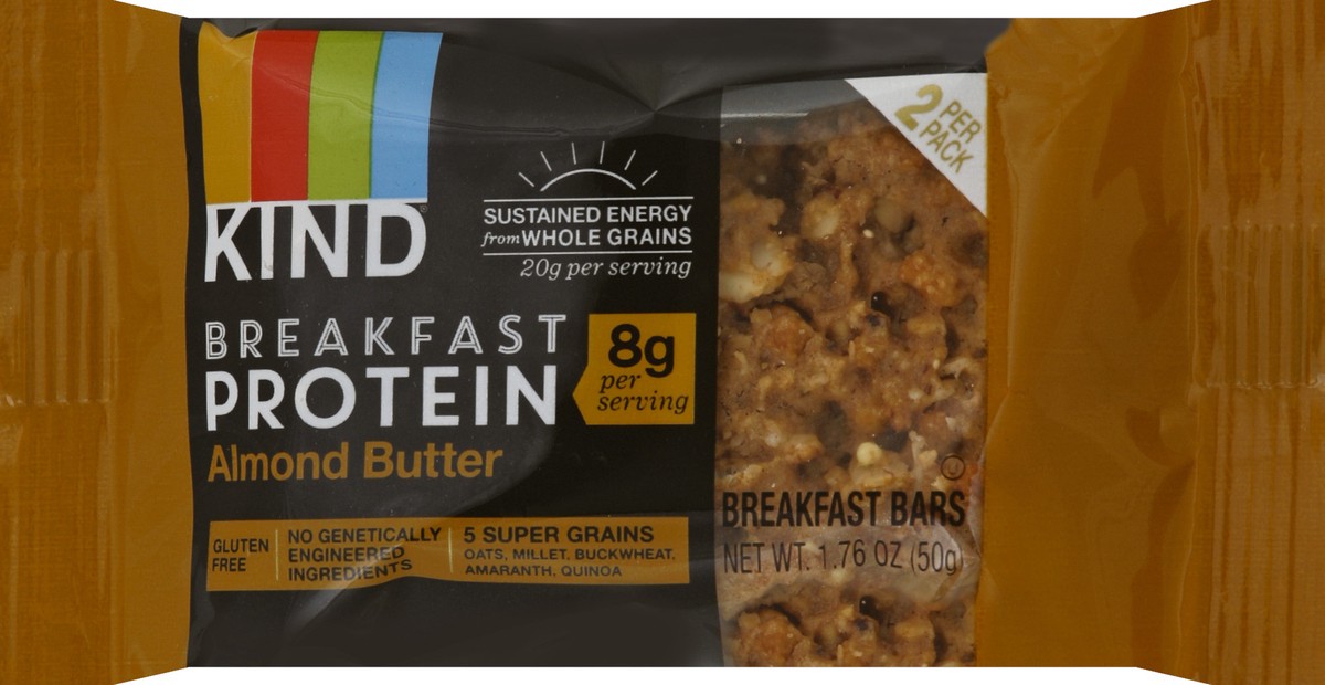 slide 1 of 6, KIND Breakfast Bars 1.76 oz, 1.76 oz