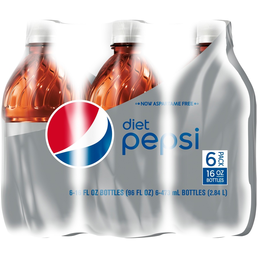 slide 1 of 2, Diet Pepsi - 6 ct; 16 fl oz, 6 ct; 16 fl oz