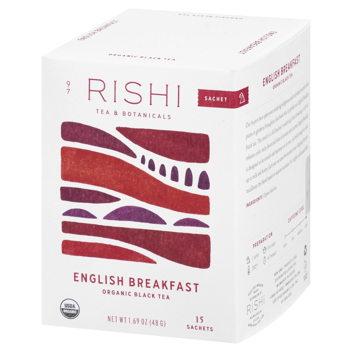 slide 8 of 9, Rishi Englsh Breakfst Organic Tea - 15 ct, 15 ct