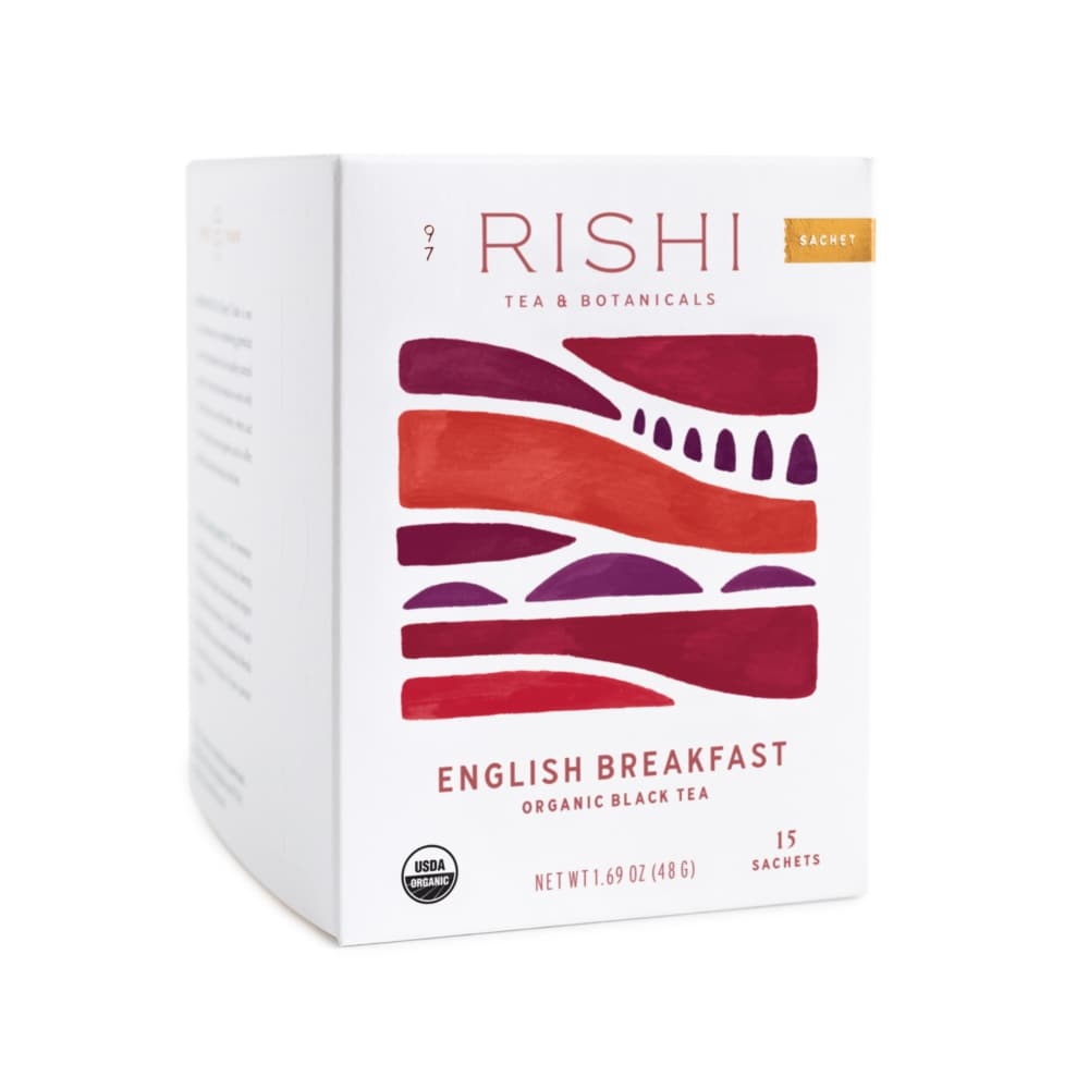 slide 1 of 1, Rishi Tea Black English Breakfast Organic, 15 ct