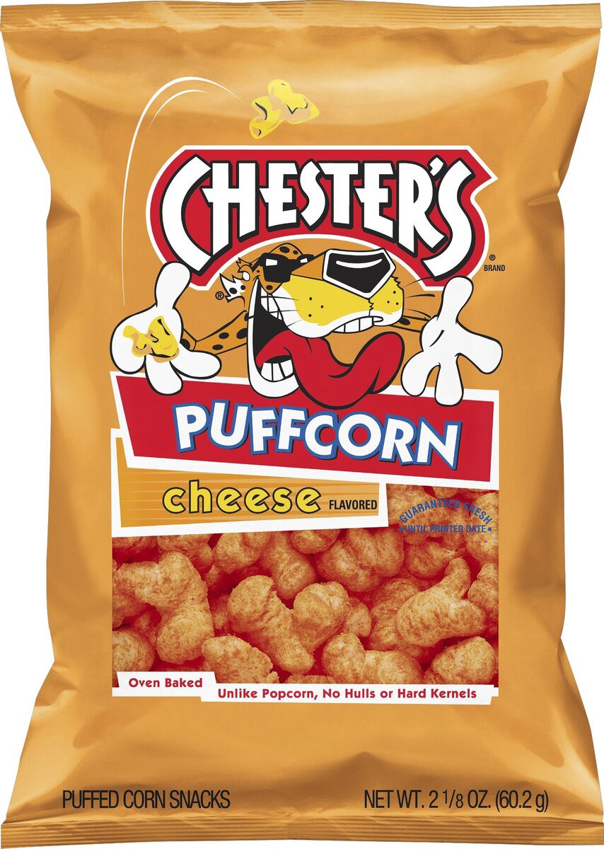 slide 1 of 3, Chester's Puffed Corn Snacks, 2.12 oz