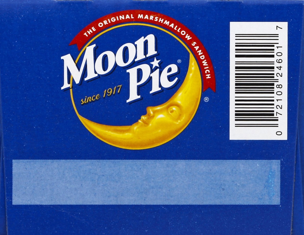 slide 4 of 6, Moon Pie Chocolate Single-Decker Marshmallow Sandwich, 6 ct; 12 oz