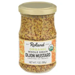 Roland Organic Dijon Whole Grain Mustard 7 oz