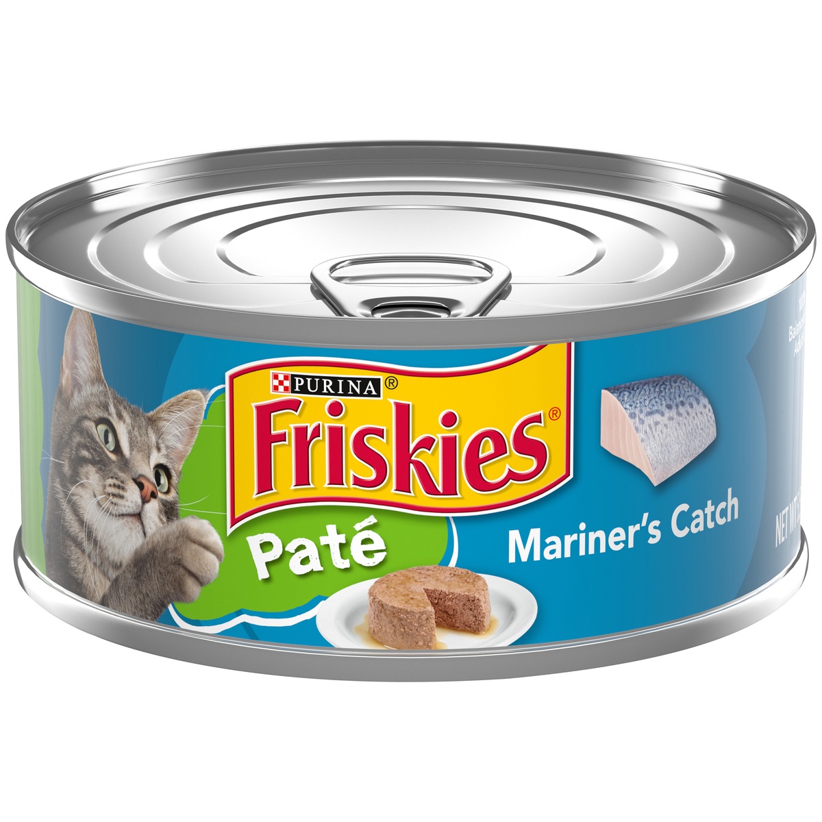 slide 1 of 1, Friskies Pate Mariner's Catch Cat Food, 5.5 oz