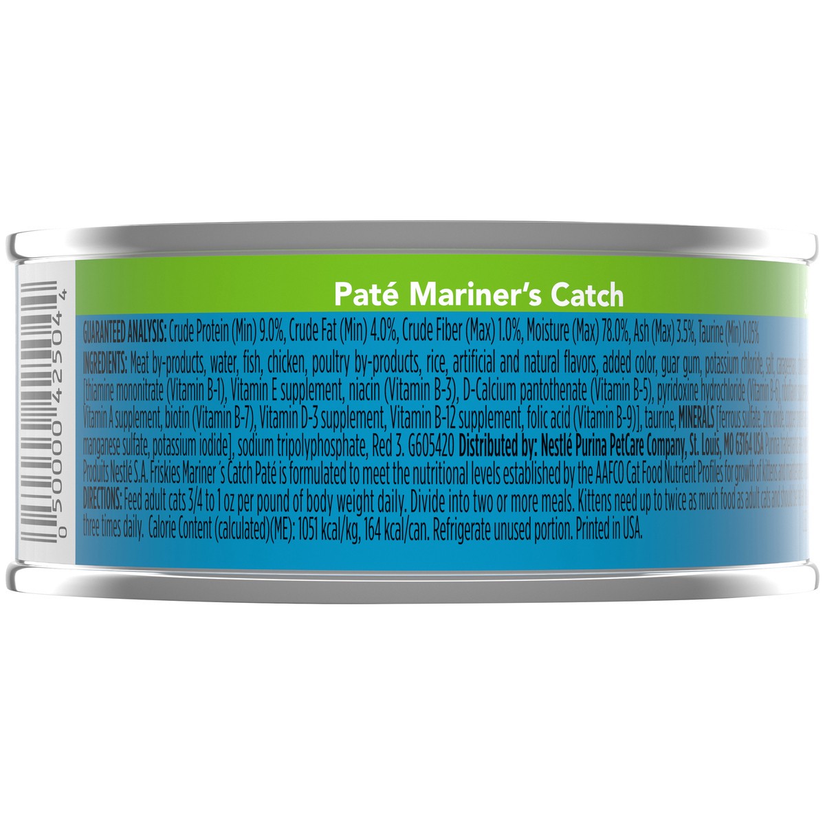 slide 5 of 7, Friskies Purina Friskies Pate Wet Cat Food, Mariner's Catch, 5.5 oz