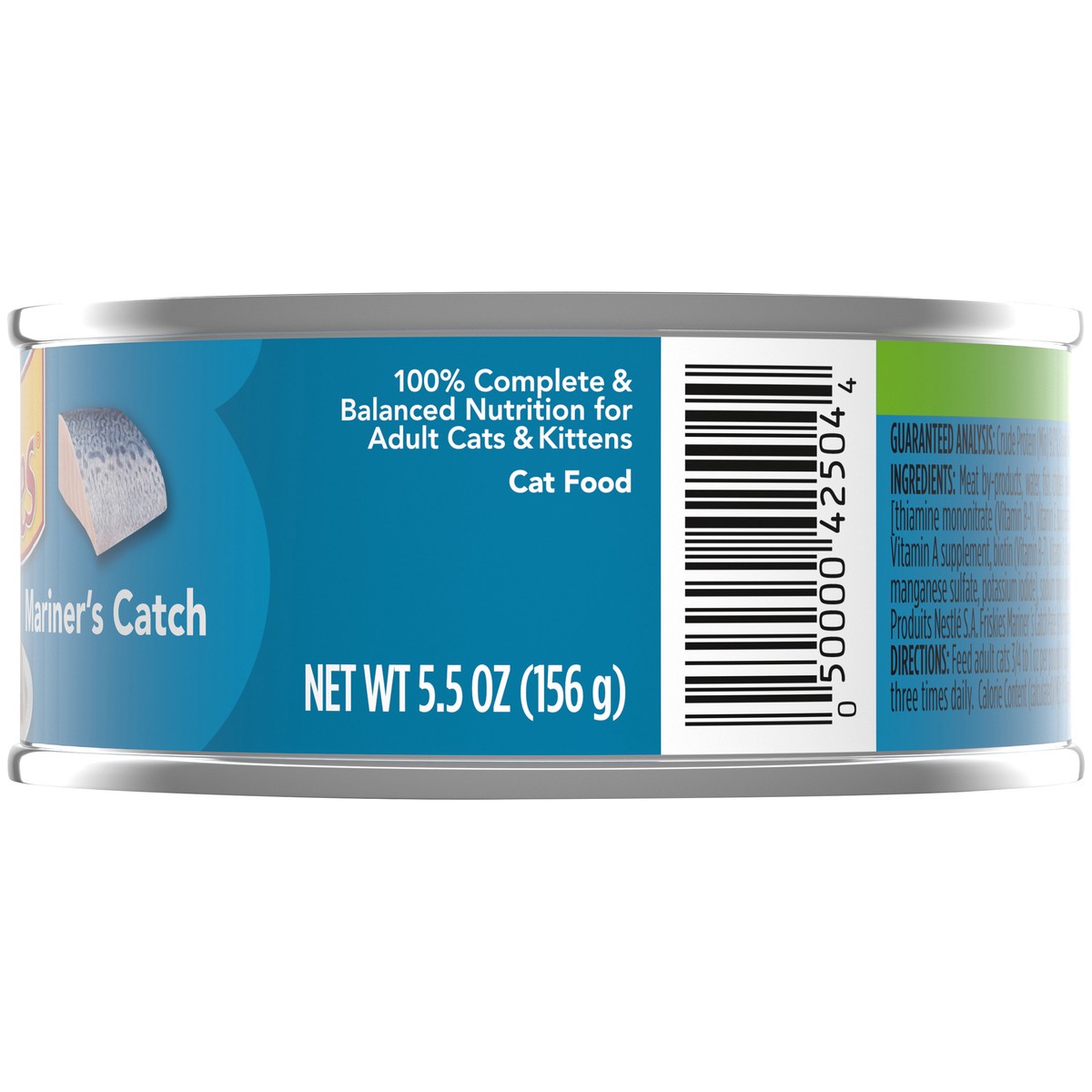 slide 6 of 7, Friskies Purina Friskies Pate Wet Cat Food, Mariner's Catch, 5.5 oz