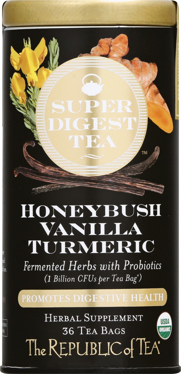 slide 12 of 12, The Republic of Tea Bags Honeybush Vanilla Turmeric Super Digest Tea - 36 ct, 1 ct