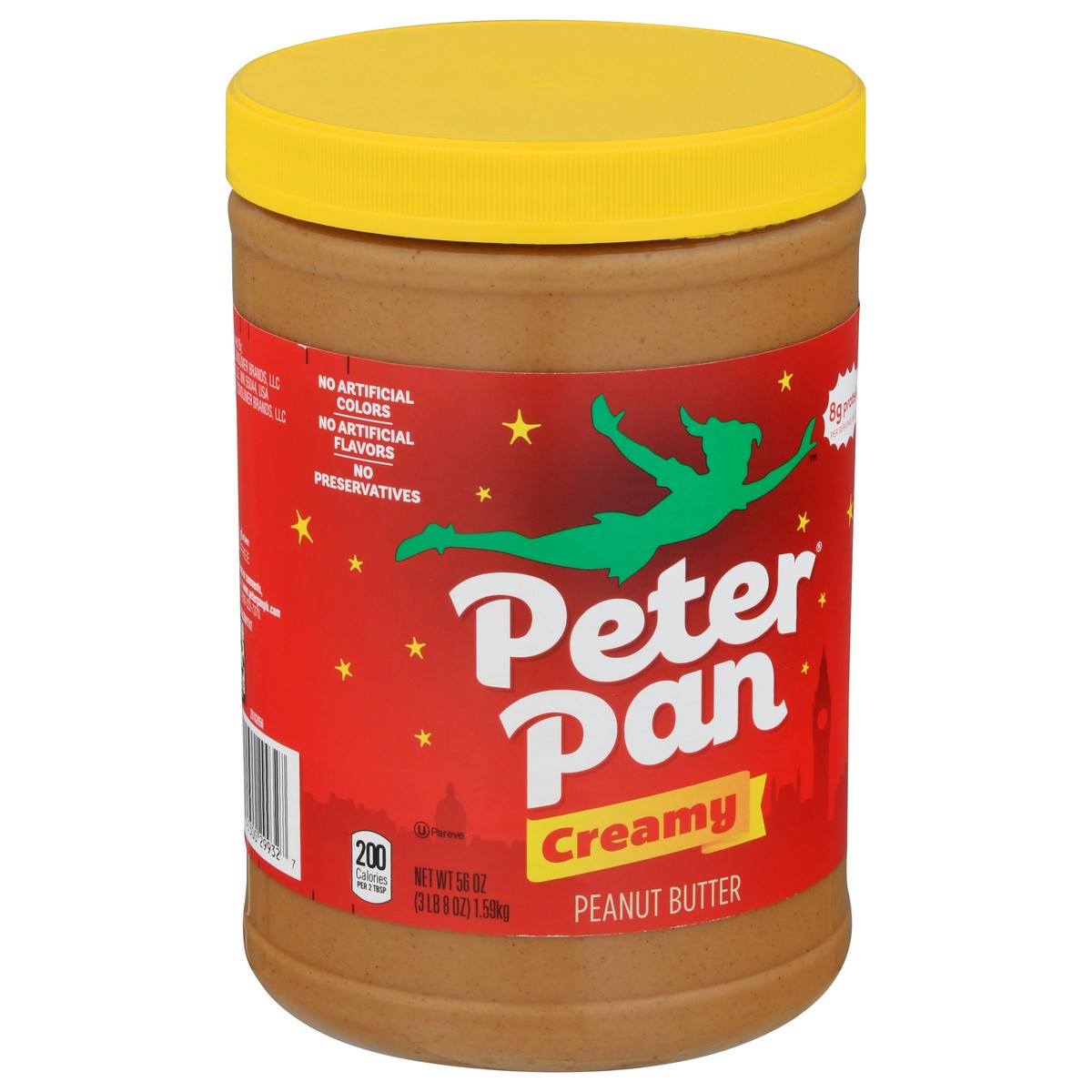 slide 5 of 9, Peter Pan Creamy Peanut Butter, 56 OZ, 56 oz