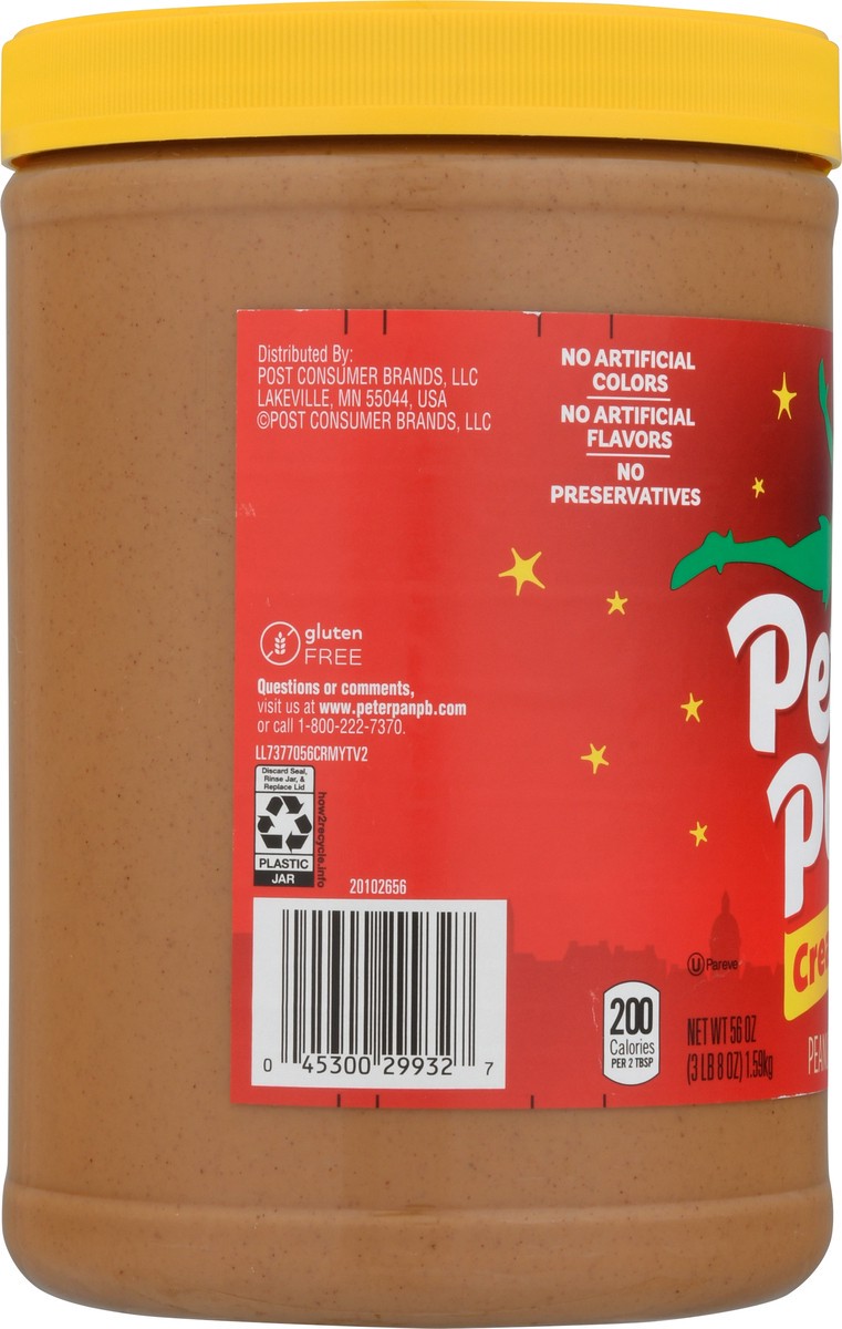 slide 8 of 9, Peter Pan Creamy Peanut Butter, 56 OZ, 56 oz