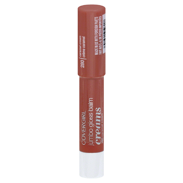 slide 1 of 1, Covergirl Jumbo Gloss Balm Creams, Caramel Cream,, 13 oz