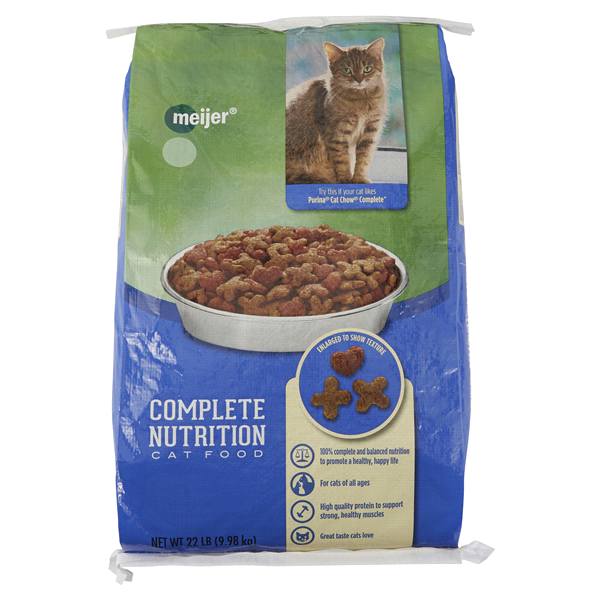 slide 1 of 1, Meijer Main Choice Complete Nutrition Cat Food, 22 lb