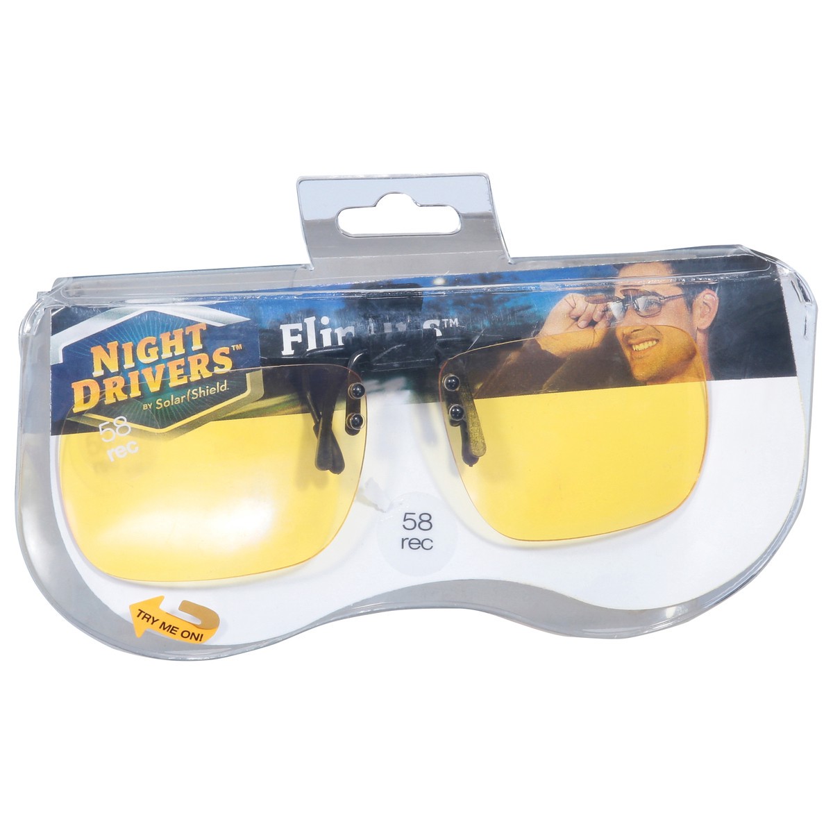 slide 9 of 13, Night Drivers Flipups 58 Rec Eyeglasses 1 ea, 1 ct