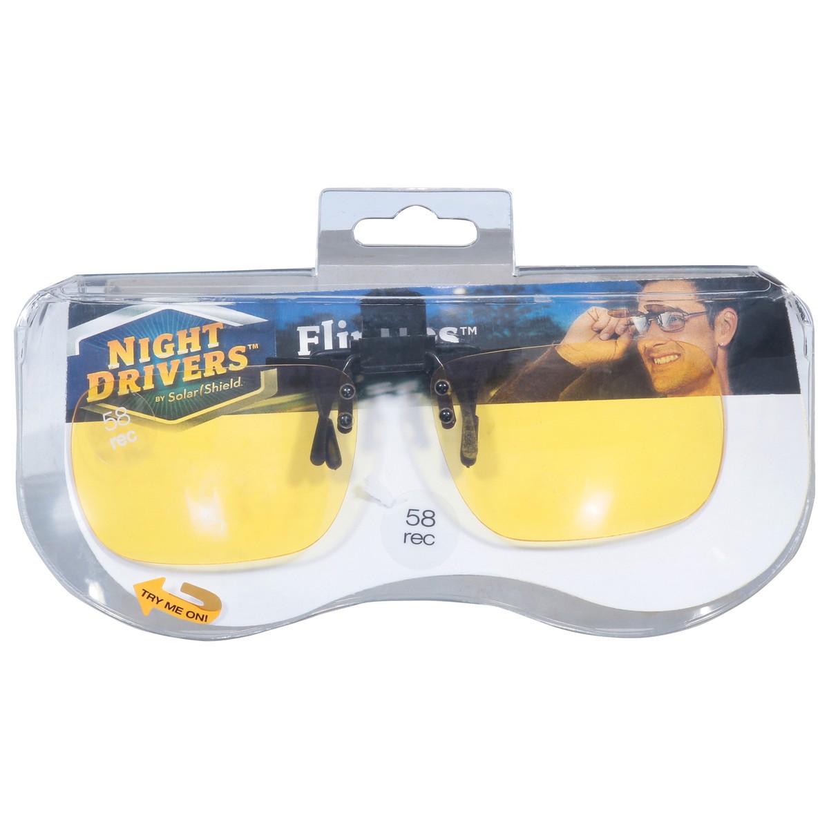 slide 3 of 13, Night Drivers Flipups 58 Rec Eyeglasses 1 ea, 1 ct
