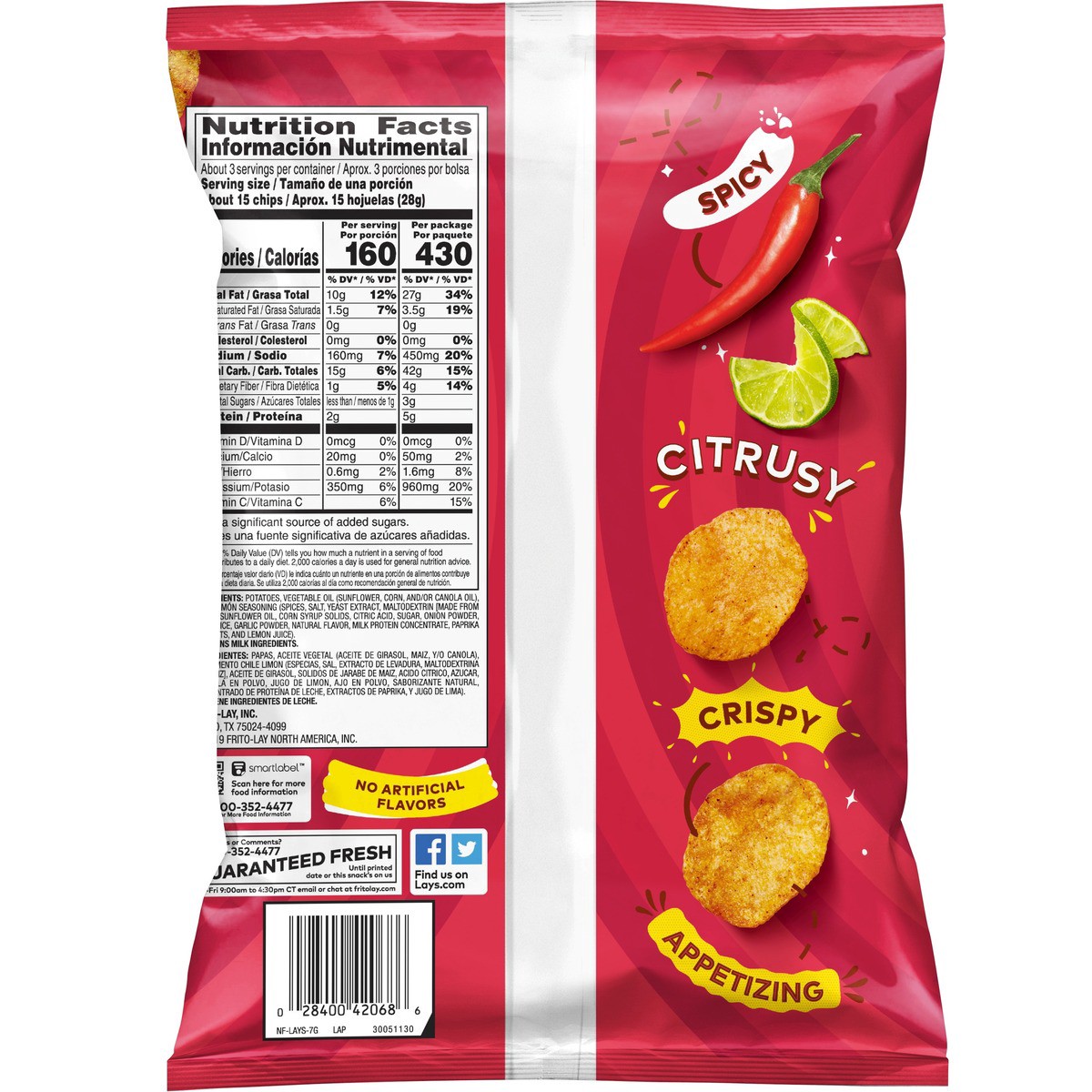 slide 2 of 7, Lay's Potato Chips, 2.75 oz