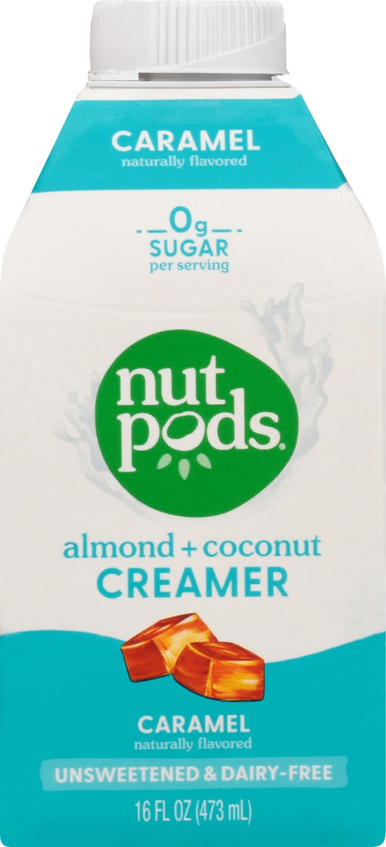 slide 2 of 14, nutpods Almond + Coconut Caramel Creamer 16 oz, 16 oz