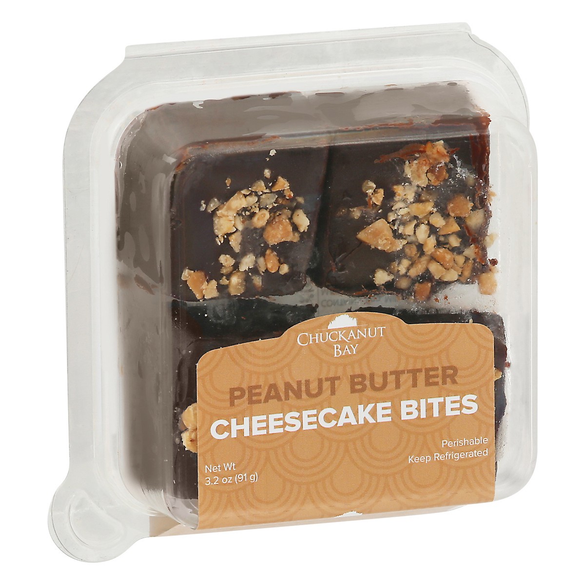 slide 7 of 9, Chuckanut Bay Dipped Peanut Butter Cheesecake Bites 3.2 oz, 3.2 oz