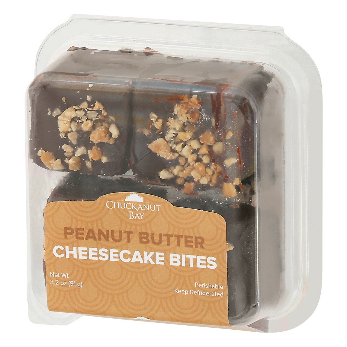 slide 5 of 9, Chuckanut Bay Dipped Peanut Butter Cheesecake Bites 3.2 oz, 3.2 oz