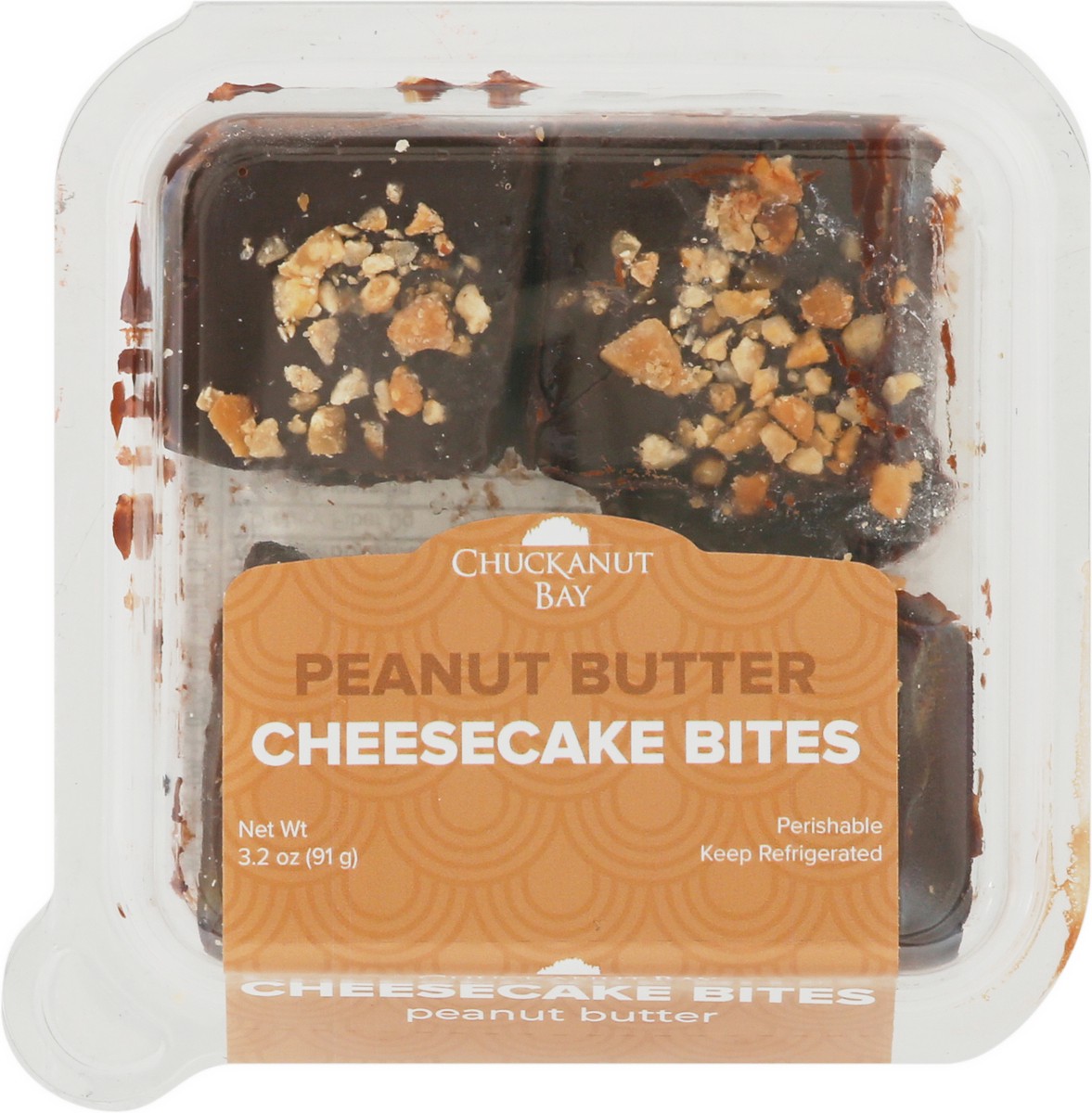 slide 3 of 9, Chuckanut Bay Dipped Peanut Butter Cheesecake Bites 3.2 oz, 3.2 oz