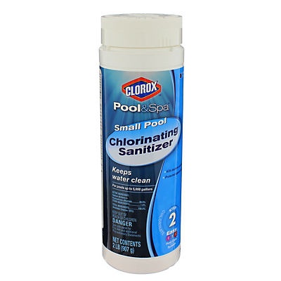 slide 1 of 1, Clorox Pool Spa Small Pool Chlorinating Sanitizer, 32 oz